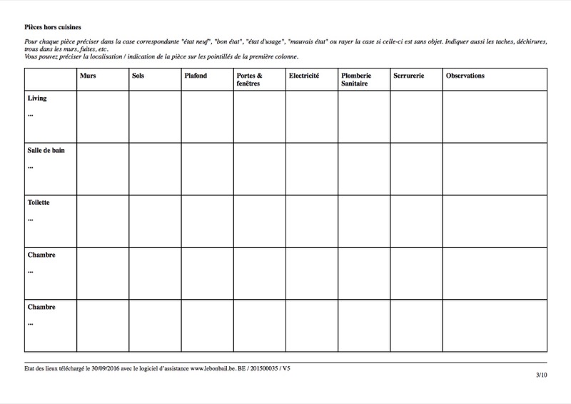 Exemple d'état des lieux - Page 3