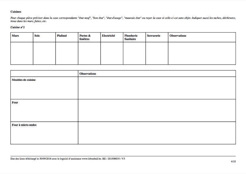 Exemple d'état des lieux - Page 4