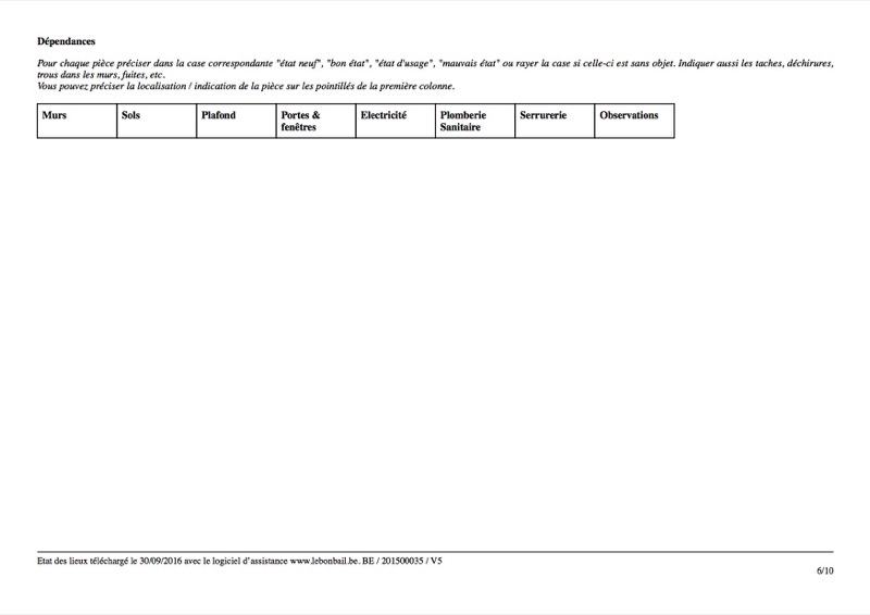 Exemple d'état des lieux - Page 6