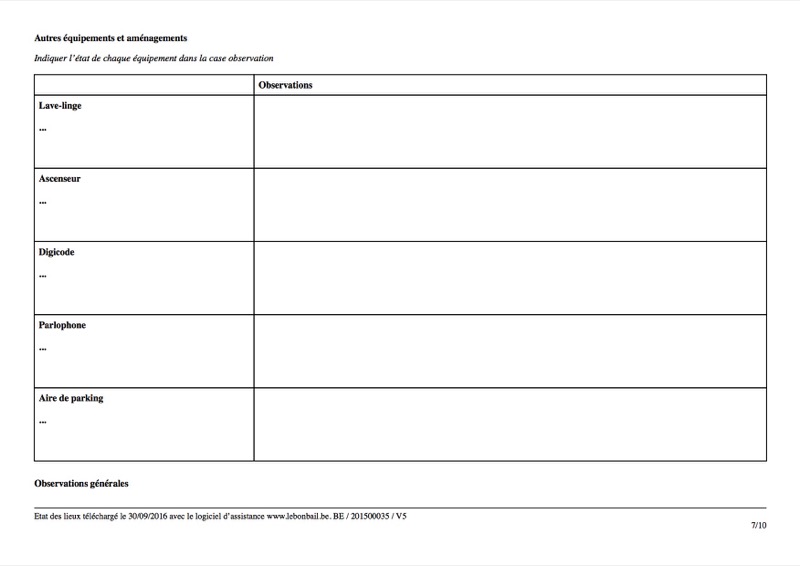Exemple d'état des lieux - Page 7