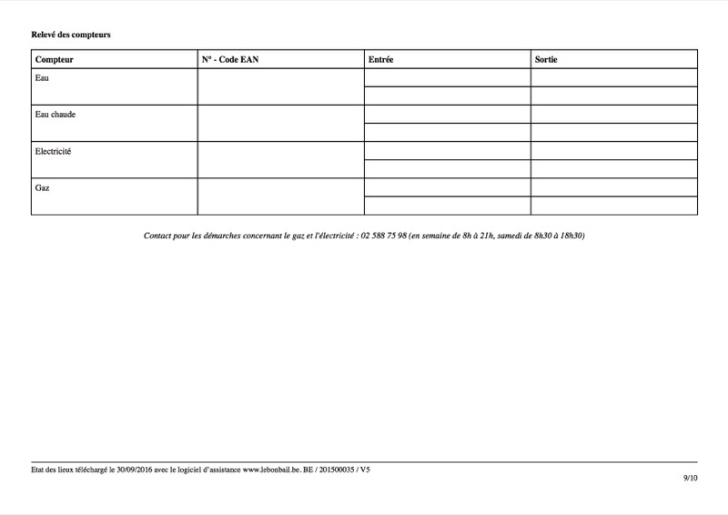 Exemple d'état des lieux - Page 9