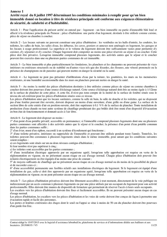 Exemple de contrat de bail - Page 11