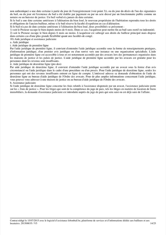 Exemple de contrat de bail - Page 14